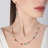 Колье Figlia dei Fiori из 18-каратного розового золота с агатом, карнеолом, ониксом, лунным камнем, халцедоном, цитрином, аметис Колье Figlia dei Fiori из 18-каратного розового золота с агатом, карнеолом, ониксом, лунным камнем, халцедоном, цитрином, аметис