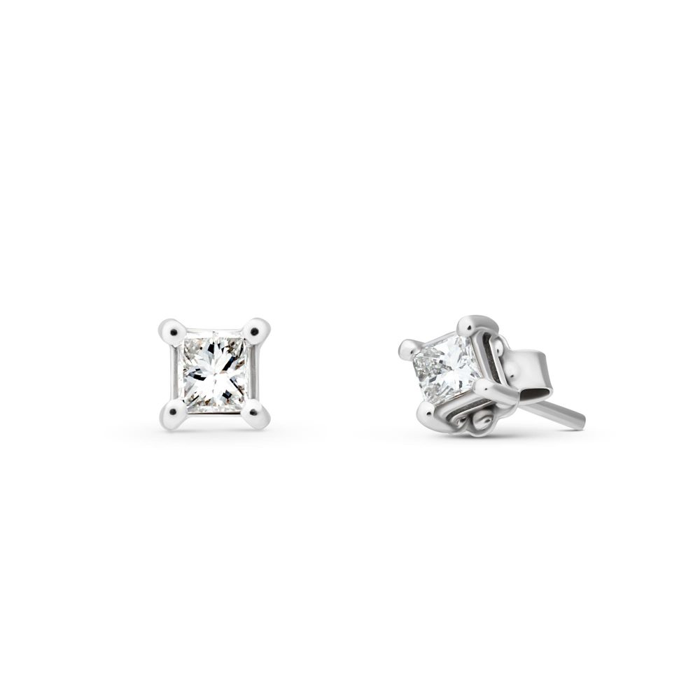 Ulysses Earrings in 18K White Gold with Diamonds