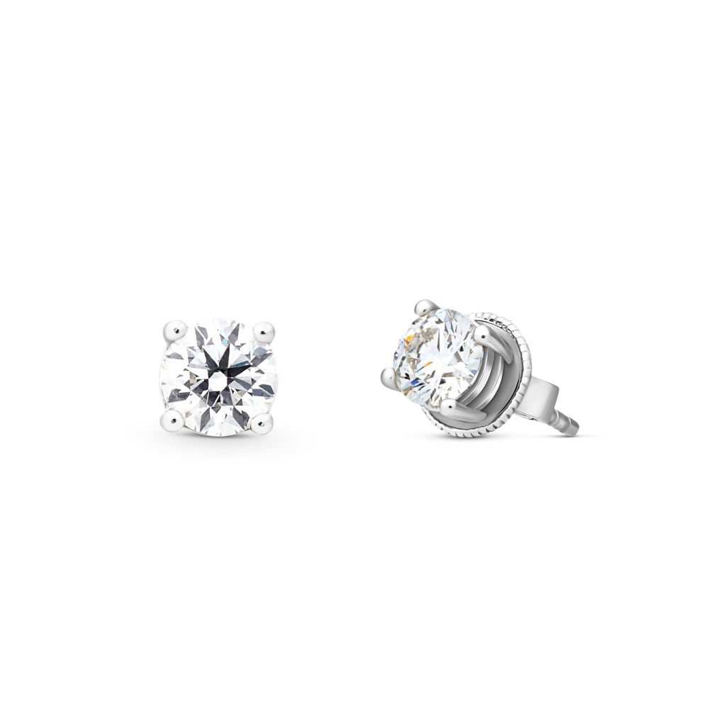 Ulysses Earrings in 18K White Gold with Diamonds