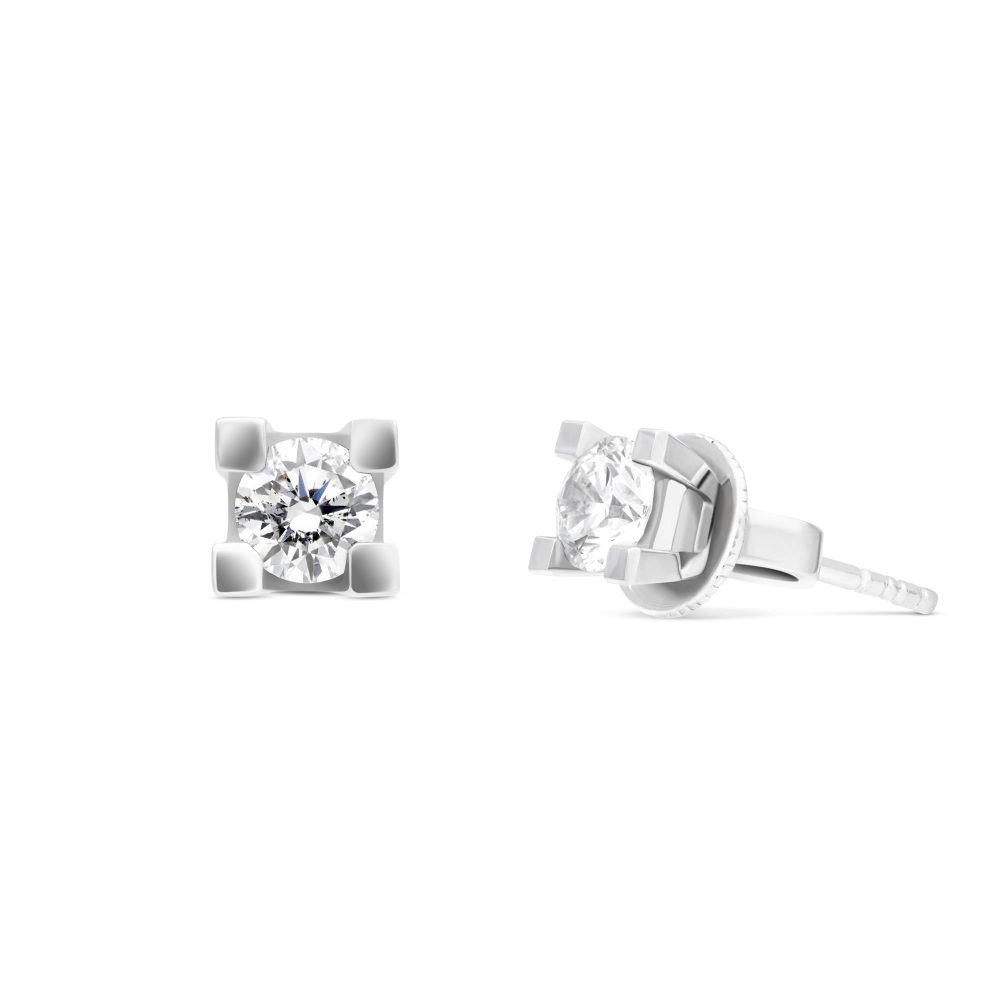 Ulysses Earrings in 18K White Gold with Diamonds