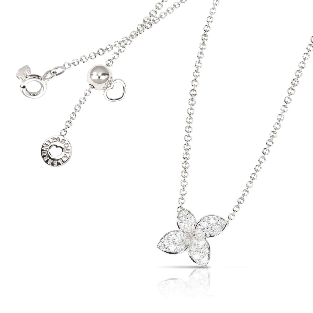 Колье Petit Garden из белого золота 18 карат с бриллиантами