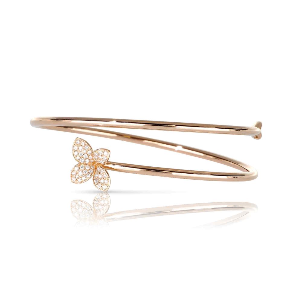 Petit Garden Bracelet in 18k Rose Gold with Diamonds
