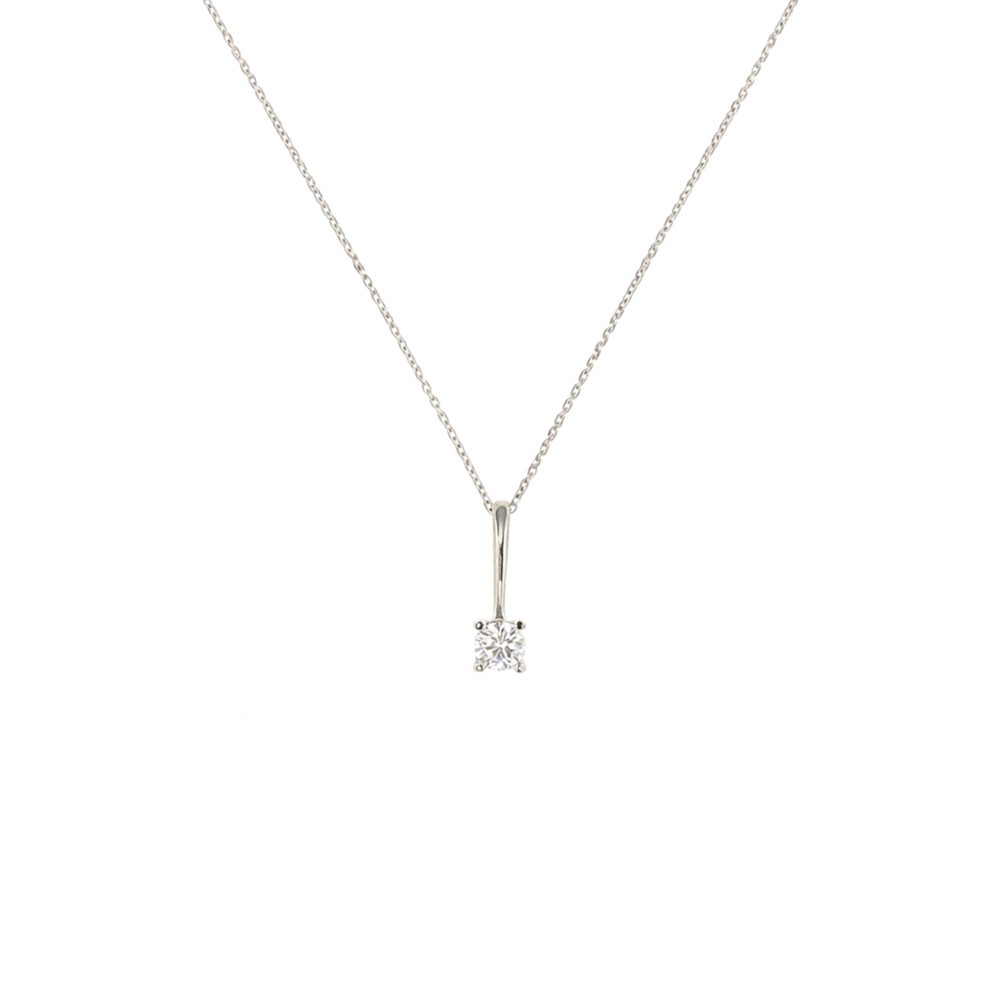 Серебряное колье Ulysses из серебра 925 пробы со стразами Swarovski 45cm