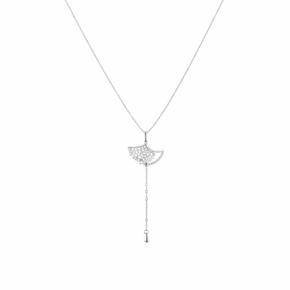 Серебряное ожерелье Ulysses из серебра 925 пробы с цирконом 45cm