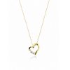 Necklace in  Gold Plated Silver 925 with Zircon 45cm