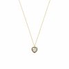 Necklace in Gold-Plated 925 Sterling Silver with Zircon 45 cm