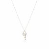 Necklace in Silver 925 with Enamel and Zircon 45cm
