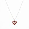 Necklace in Silver 925 with Enamel and Zircon 45cm Necklace in Silver 925 with Enamel and Zircon 45cm