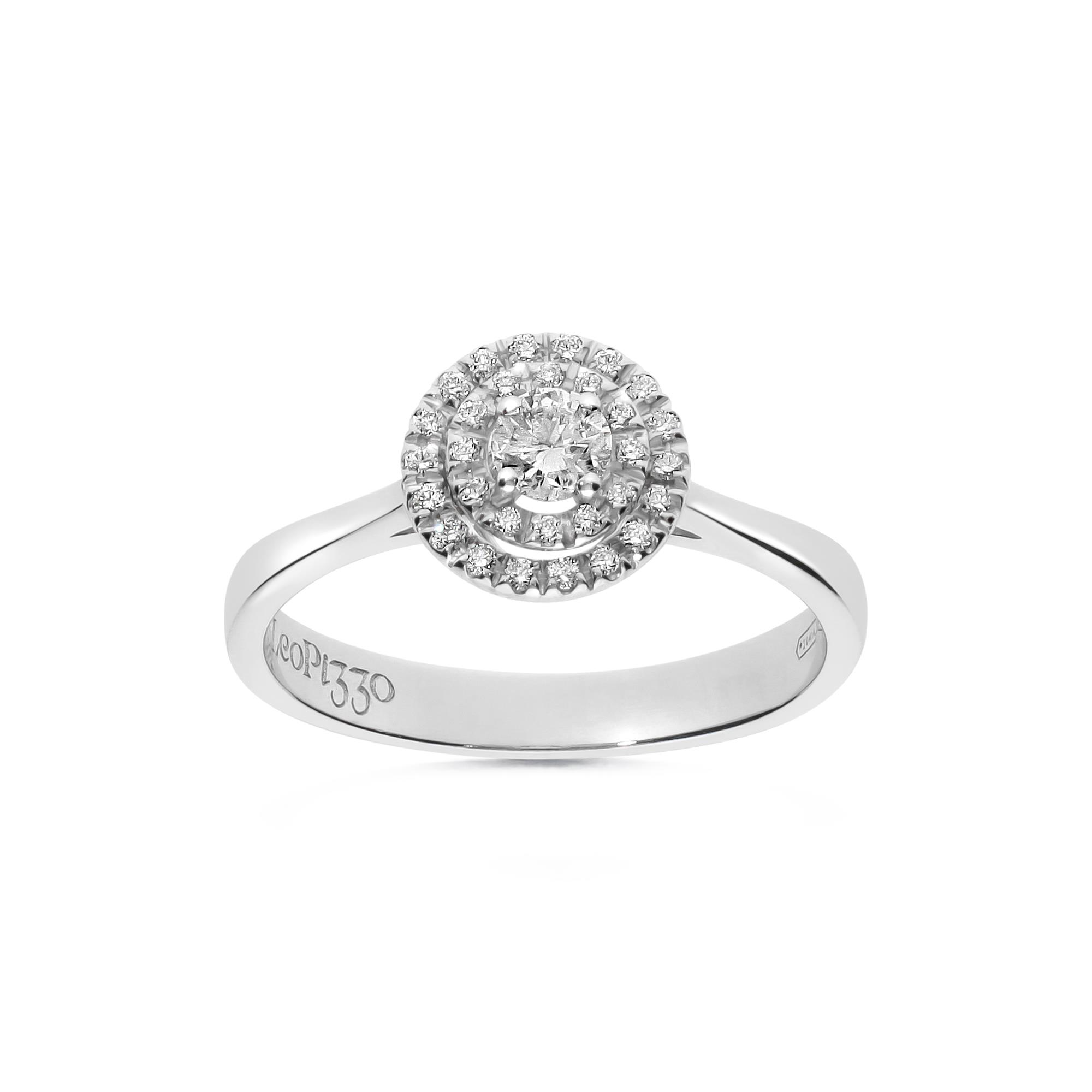 Diamanti Ring in 18K White Gold with Diamonds