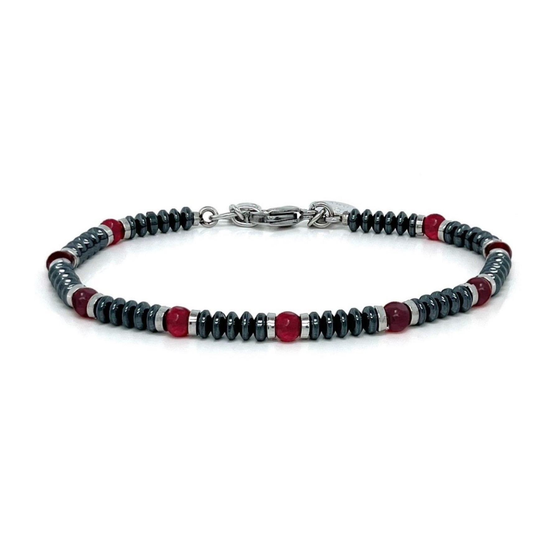 Η2On Bracelet in Stainless Steel with Hematite