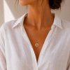 Necklace in Gold-Plated 925 Sterling Silver with Enamel 45cm
