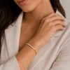Bracelet in Gold-Plated Silver 925 with Zircon 5,2cm Bracelet in Gold-Plated Silver 925 with Zircon 5,2cm
