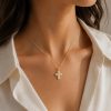 Cross in Silver 925 with Zircon