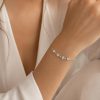 Bracelet in Silver 925 with Zircon 21cm