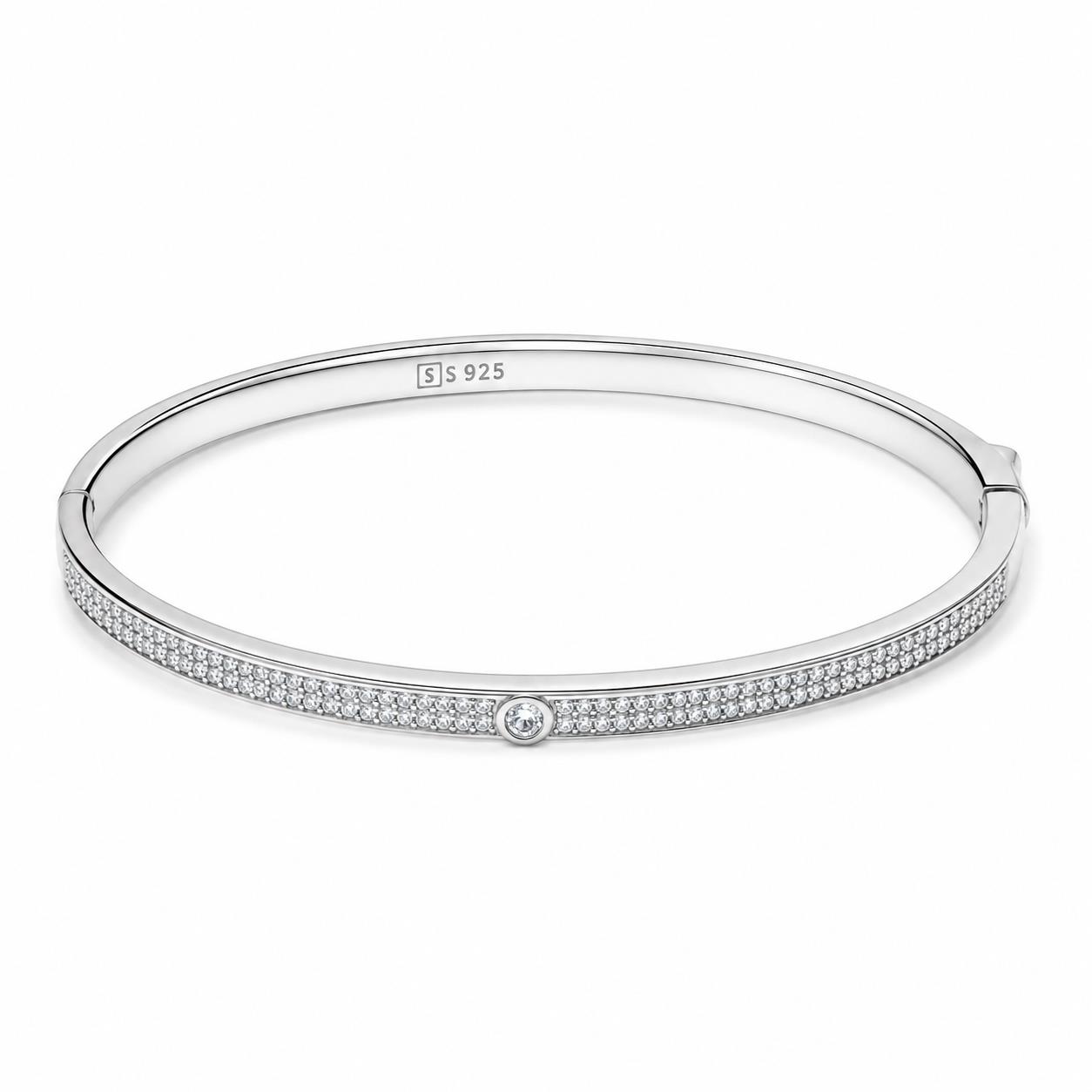 Bracelet in Silver 925 with Zircon 18cm