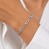 Bracelet in Silver 925 with Zircon 18cm