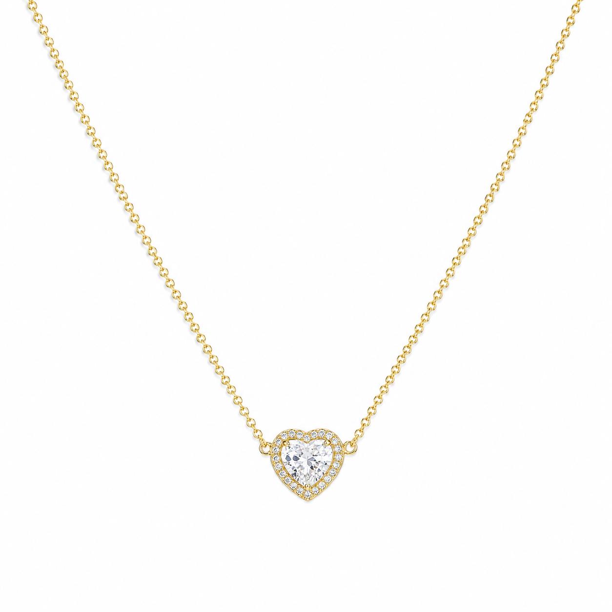 Necklace in Gold-Plated Silver 925 with Zircon 45cm Necklace in Gold-Plated Silver 925 with Zircon 45cm
