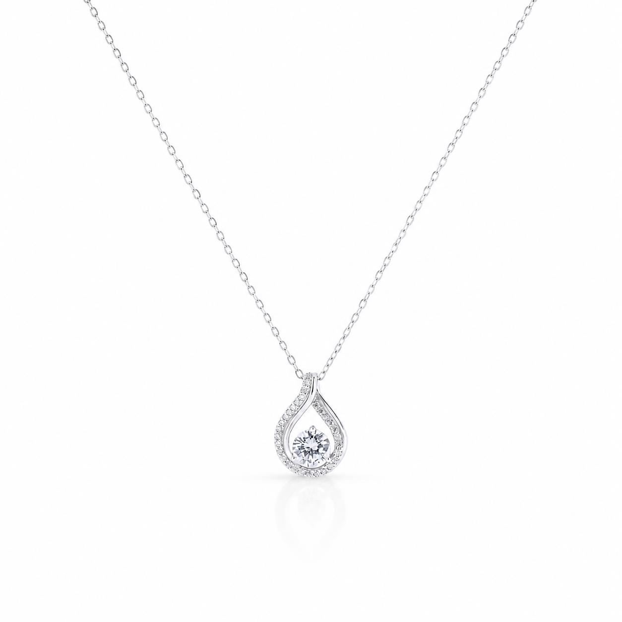 Necklace in Silver 925 with Zircon 45cm