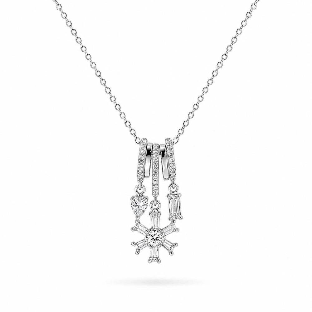 Necklace in Silver 925 with Zircon 45cm