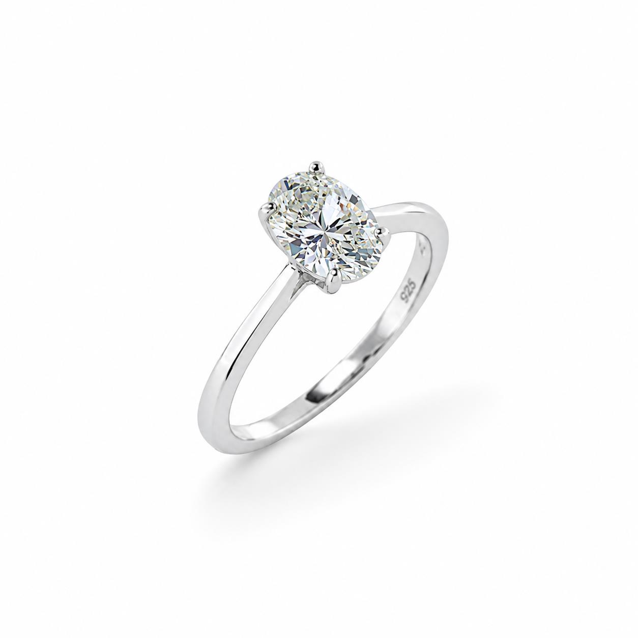 Ring in Silver 925 with Zircon 15mm