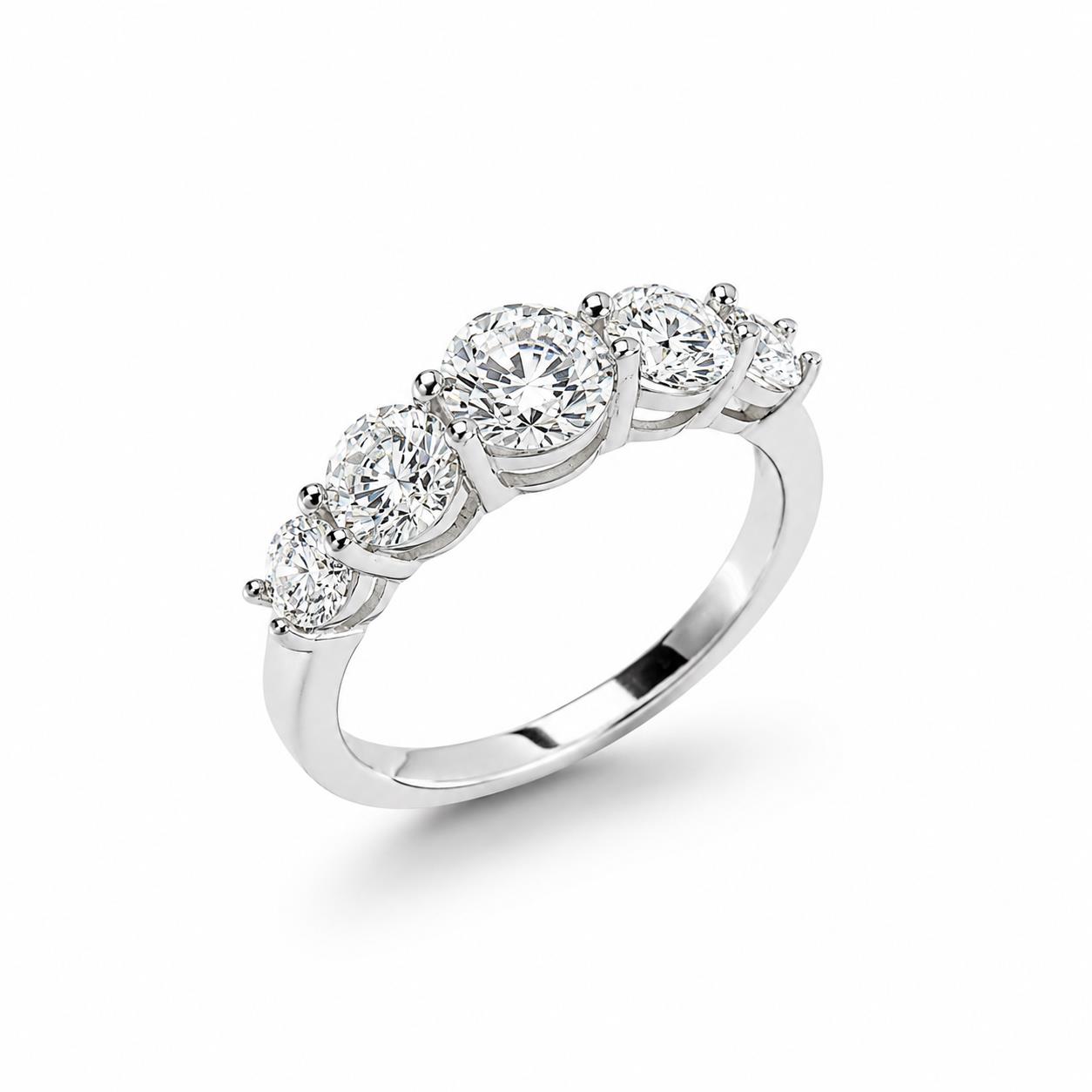 Ring in Silver 925 with Zircon 15mm