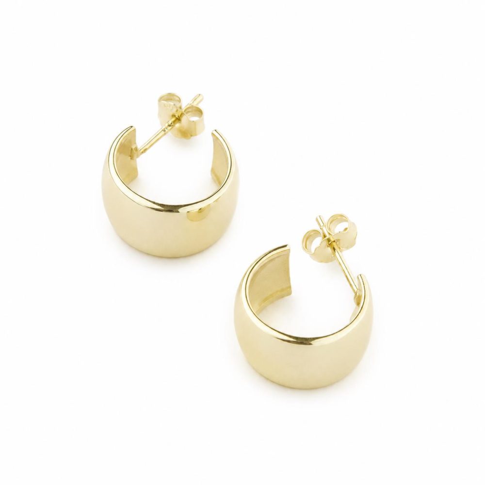 Earrings in Gold-Plated 925 Sterling Silver 1.5 cm