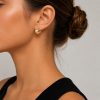 Earrings in Gold-Plated 925 Sterling Silver 1.5 cm
