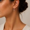 Earrings in Silver 925 with Zircon 1.5cm Earrings in Silver 925 with Zircon 1.5cm