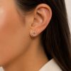 Silver из позолоченного серебра 925 пробы с цирконом 0.5 см Silver из позолоченного серебра 925 пробы с цирконом 0.5 см