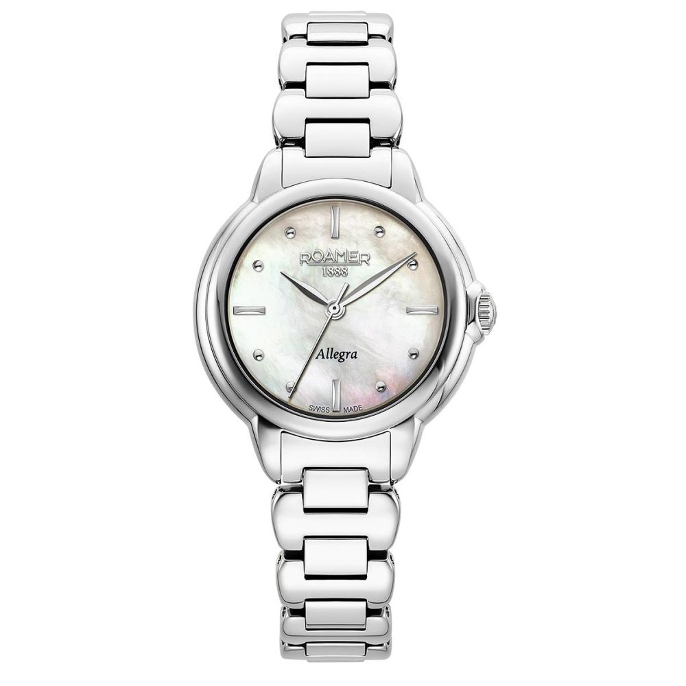 Roamer Allegra Αναλογικό Ρολόι με Μπρασελέ σε Ανοξείδωτο Ατσάλι 32mm