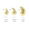 Earrings in Gold-Plated 925 Sterling Silver 4cm Earrings in Gold-Plated 925 Sterling Silver 4cm