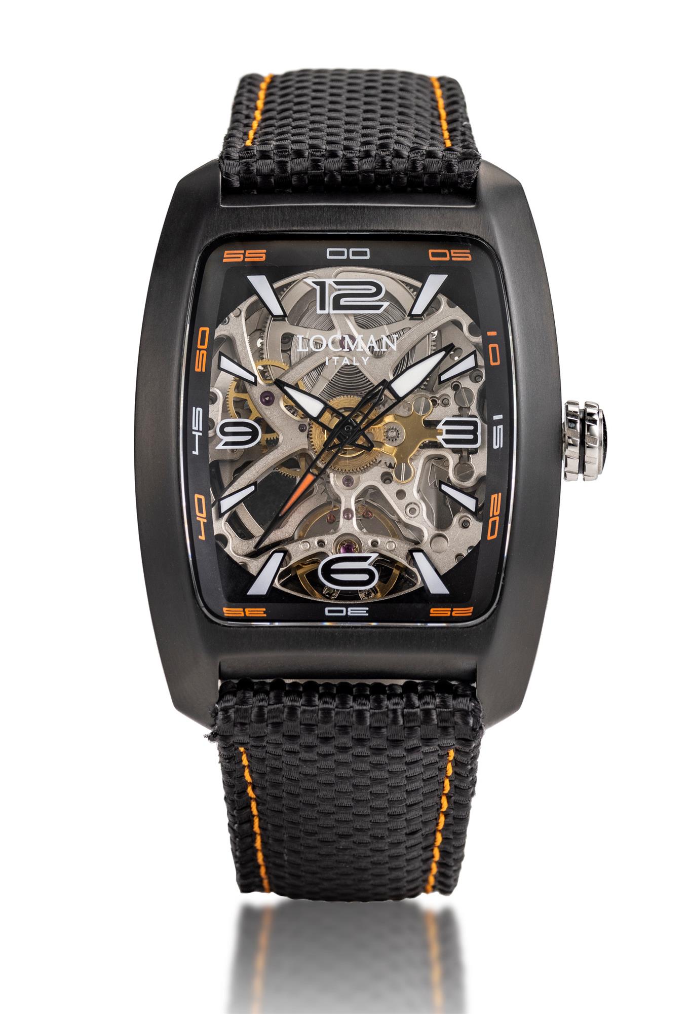 Sport Skeleton 37x46,8mm Pvd Black
Movement:Swiss Three Hands Automatic
Dial:Trasparent With Deflector
Strap:Black Cordura. Sport Skeleton 37x46,8mm Pvd Black
Movement:Swiss Three Hands Automatic
Dial:Trasparent With Deflector
Strap:Black Cordura.
