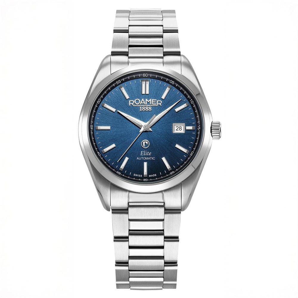 Roamer Elite Analog,Automatic Watch with Date Display in Stainless Steel  42mm