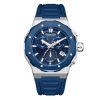 Quantum Hunter Analog, Chronograph Watch in Stainless Steel with Silicone Strap 46mm Quantum Hunter Analog, Chronograph Watch in Stainless Steel with Silicone Strap 46mm