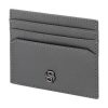 Καρτοθήκη Double B Saffiano Grey