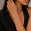 Bracelet in Silver 925 with Zircon 21cm Bracelet in Silver 925 with Zircon 21cm