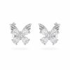 Серебряные серьги Ulysses из серебра 925 пробы с цирконом 1cm