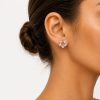 Серебряные серьги Ulysses из серебра 925 пробы с цирконом 1cm Серебряные серьги Ulysses из серебра 925 пробы с цирконом 1cm