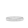 Lumiere Fluted Bracelet in 18K White Gold with Diamonds Lumiere Fluted Bracelet in 18K White Gold with Diamonds