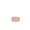 Lumiere Fluted Ring in 18K Rose Gold with Diamonds