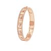 Lumiere Fluted Bracelet in 18K Rose Gold with Diamonds Lumiere Fluted Bracelet in 18K Rose Gold with Diamonds