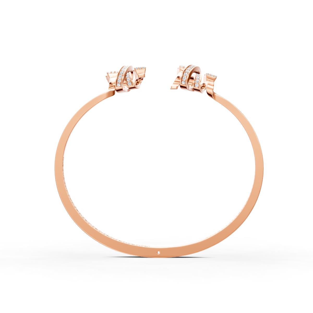 Espira Bracelet in 18K Rose Gold with Diamonds Espira Bracelet in 18K Rose Gold with Diamonds