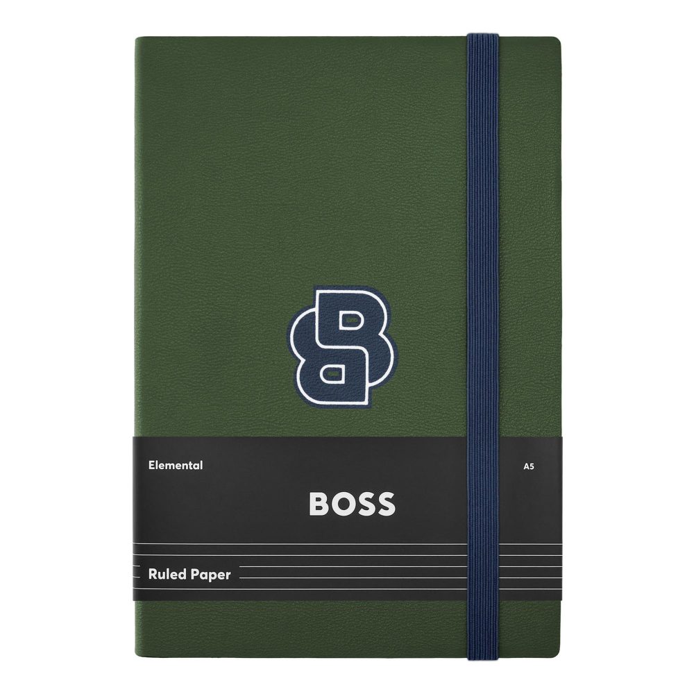 Notebook A5 Varsity Forest Green Lined