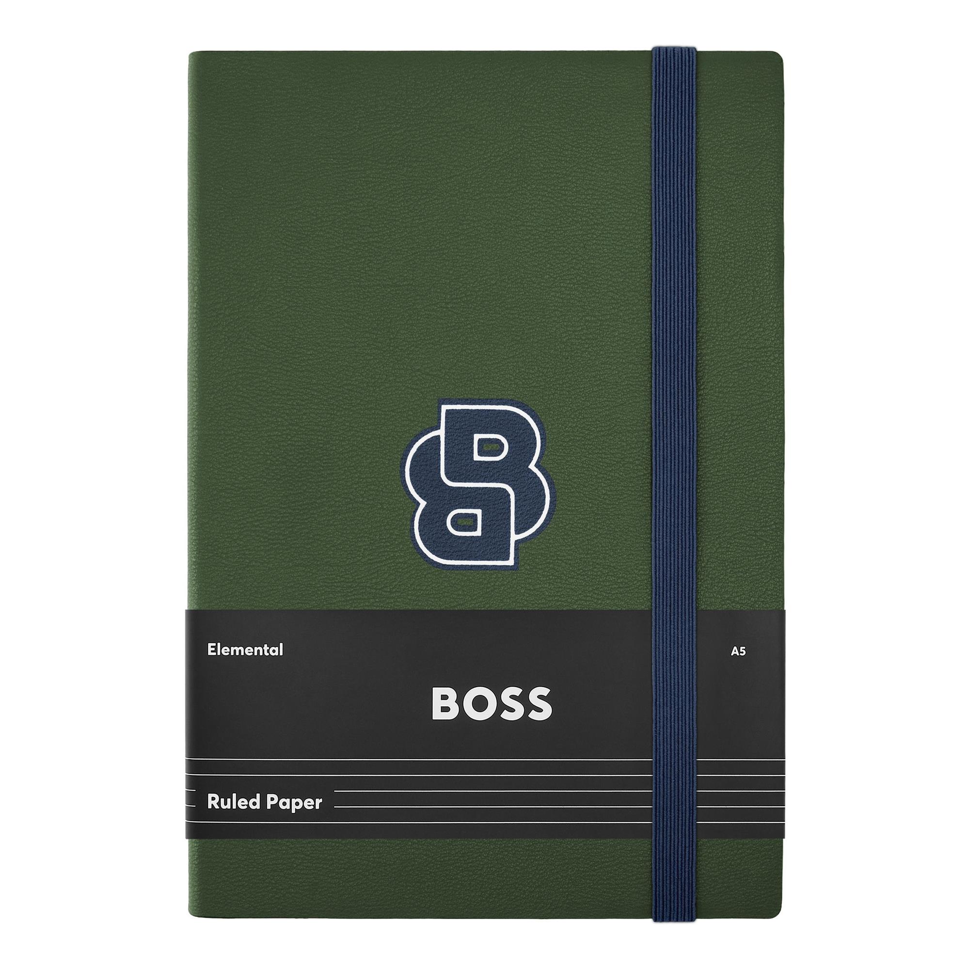 Notebook A5 Varsity Forest Green Lined