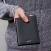 Вертикальное Портмоне с Откидным Отделением Classic Grained Чёрное Вертикальное Портмоне с Откидным Отделением Classic Grained Чёрное