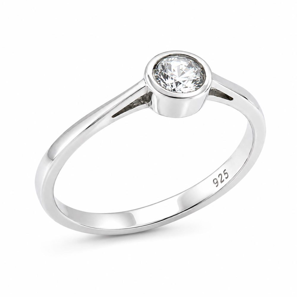 Ring in Silver 925 with Zircon
