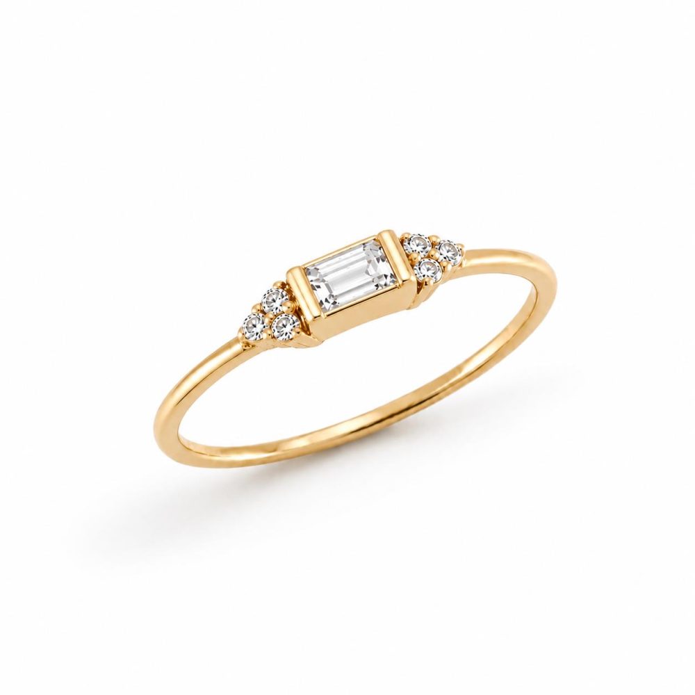 Ulysses Ring in 18K Rose Gold with Diamonds