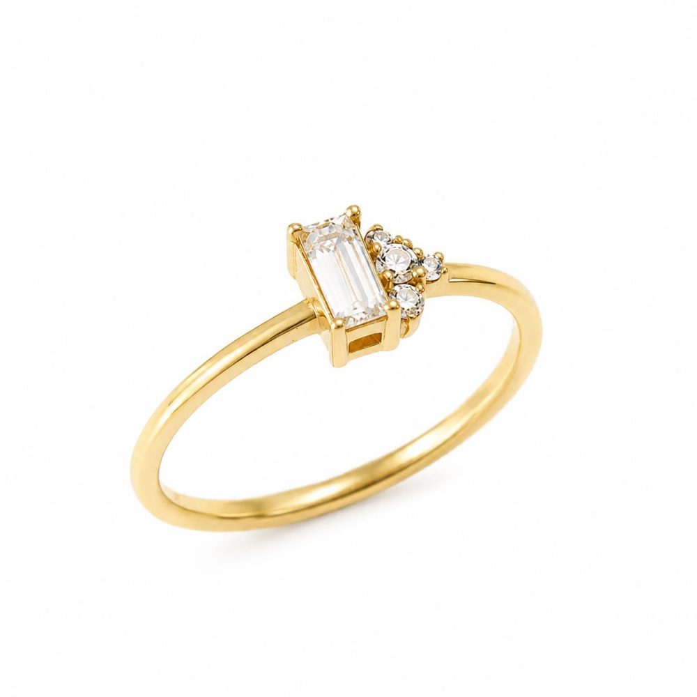 Ulysses Ring in 18K Rose Gold with Diamonds