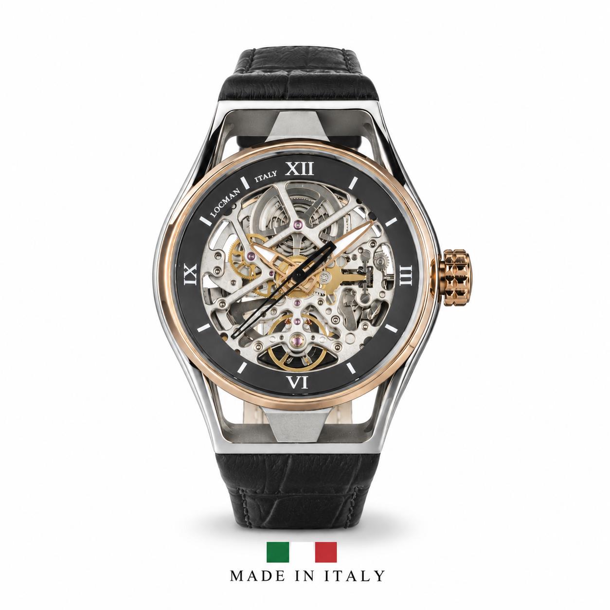 Montecristo Skeleton 42mm Movement:Swiss Three Hands Automatic, Dial:Skeleton, Strap:Calf Leather Black. Montecristo Skeleton 42mm Movement:Swiss Three Hands Automatic, Dial:Skeleton, Strap:Calf Leather Black.