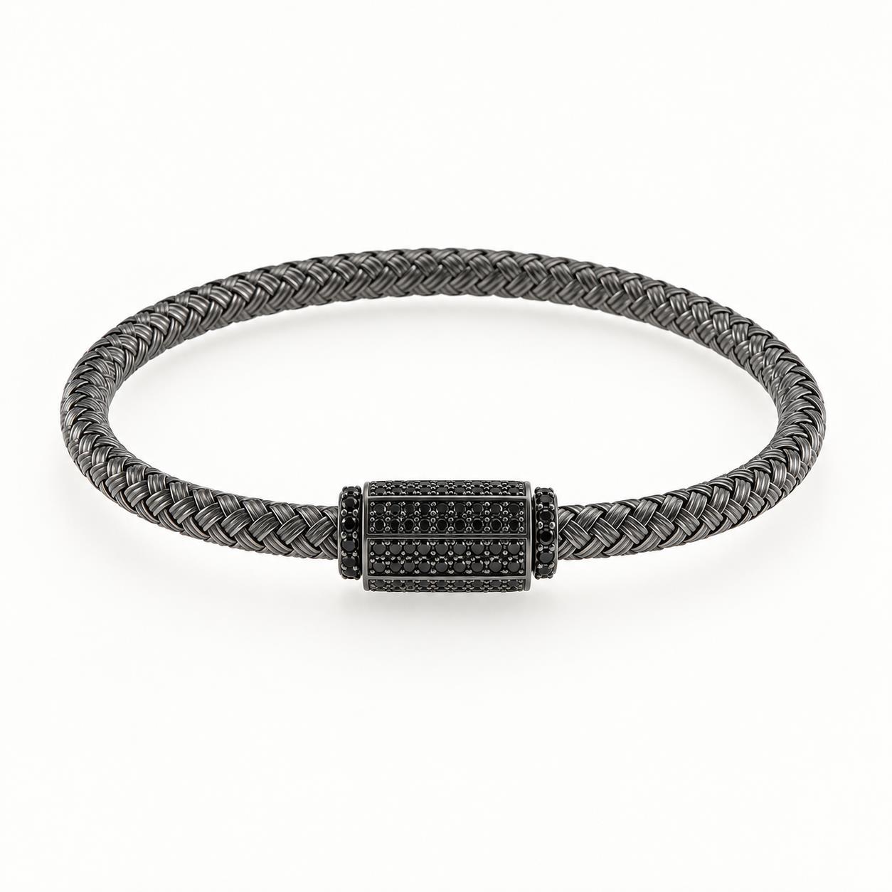 Bracelet in Silver 925 with Black Zircon Bracelet in Silver 925 with Black Zircon